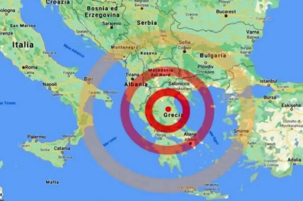Se registra en Grecia un sismo de magnitud 6,3