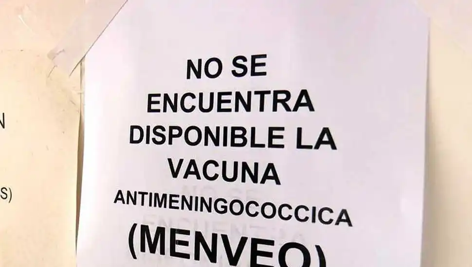 Continúa faltando la vacuna Menveo en los hospitales públicos bonaerenses
