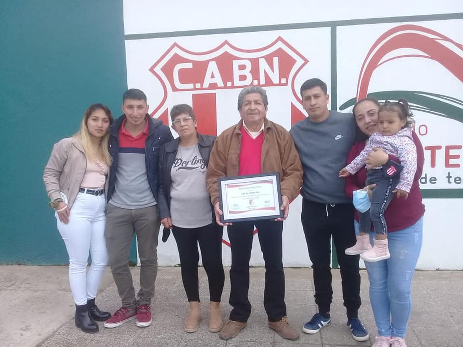 Julio Cerrudo recibió un reconocimiento de Barrio Norte