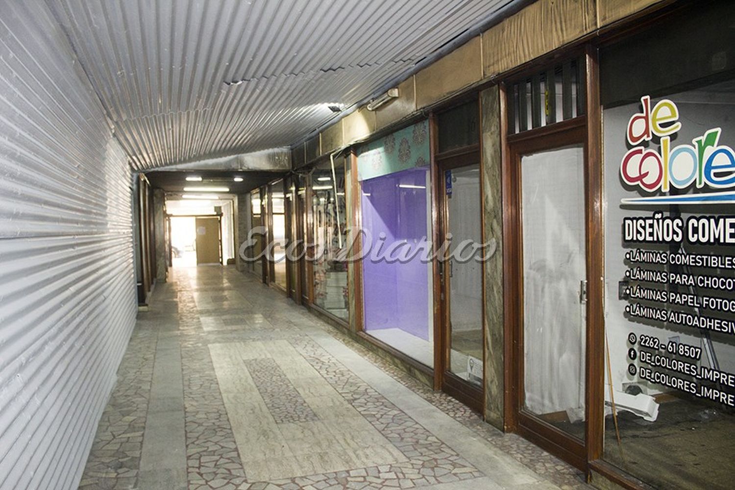 Se habilitaría uno de los sectores comerciales de la Galería Central