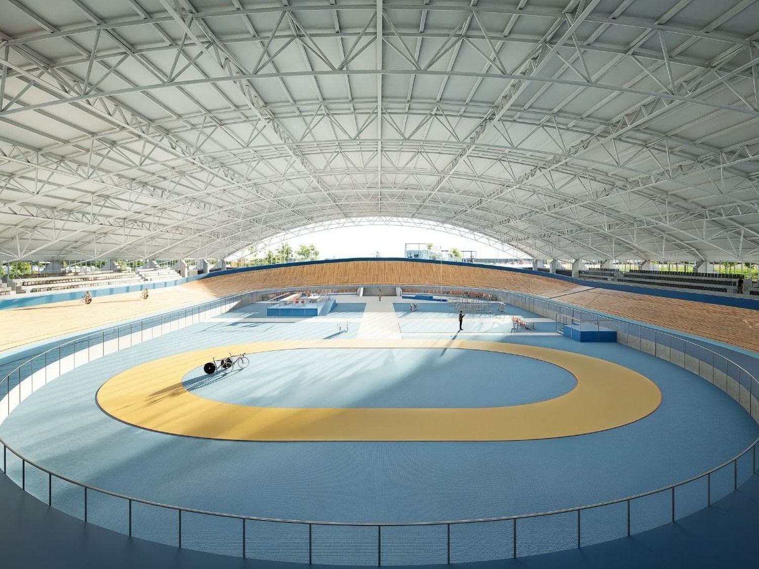 Así será el nuevo velódromo de Rafaela. Foto:Prensa Gobernacion