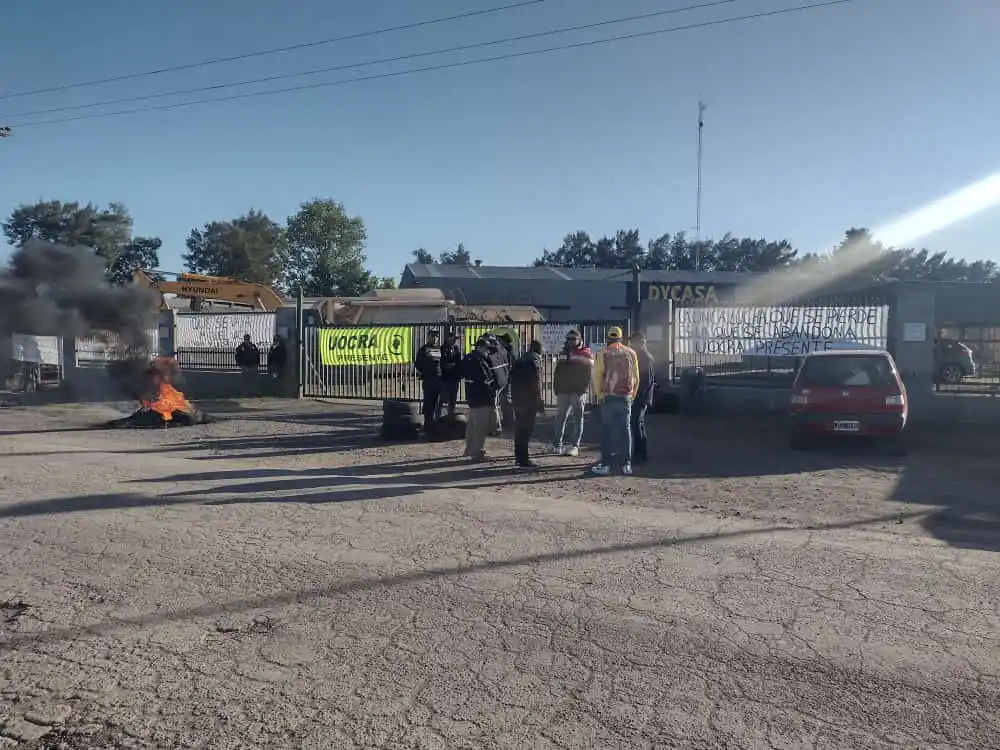 Conflicto en Dycasa: mantienen el paro y la audiencia será el miércoles al mediodía