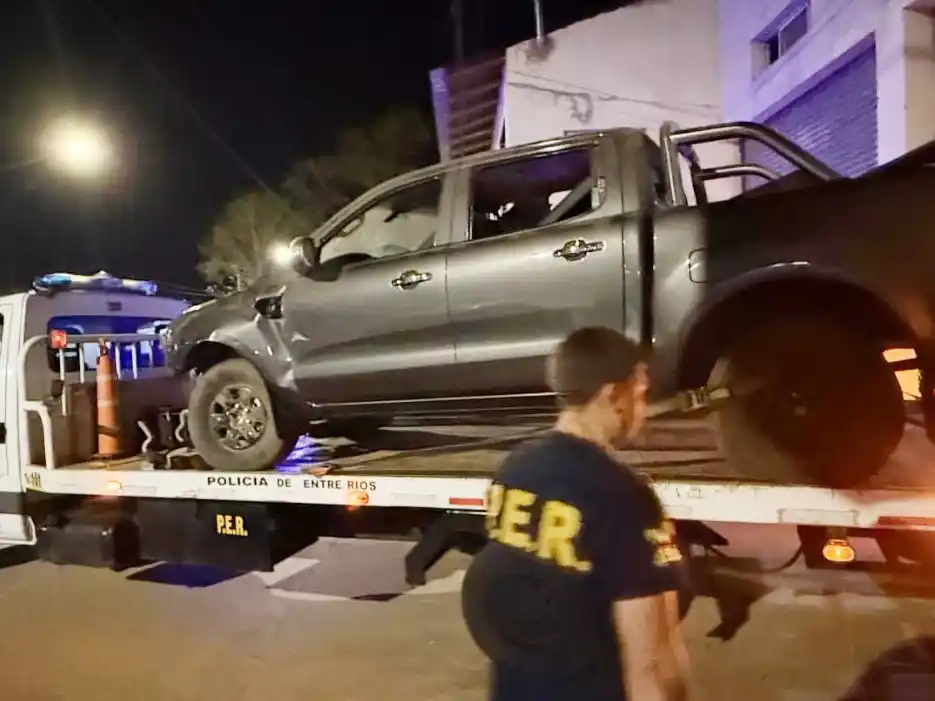 Secuestran camioneta con motor y chasis suprimidos