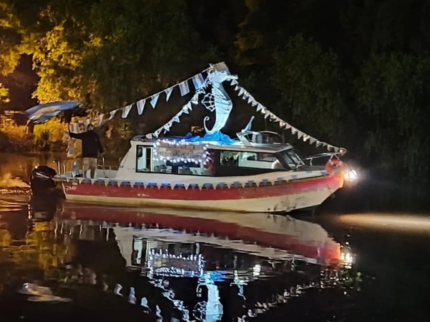 Embarcaciones escolares desfilaron en la Fiesta de las Carrozas Náuticas