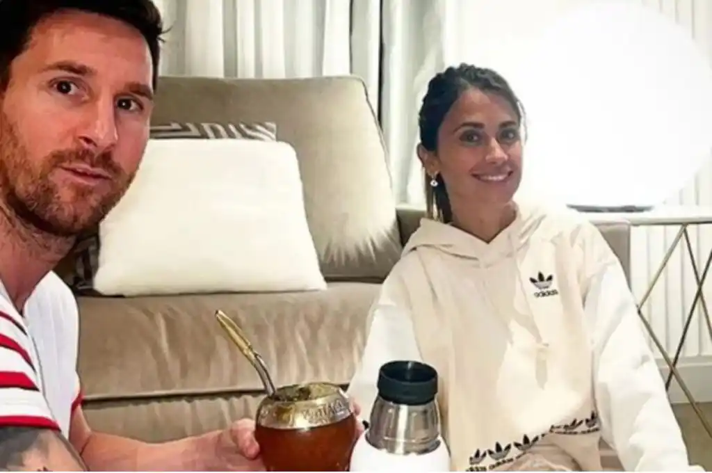 Viral: la charla de Antonela Roccuzzo con el encargado de una churrería de Funes