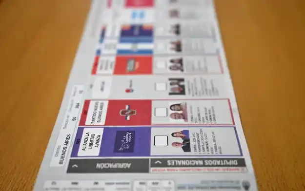 La lista que se usará para votar el 26 de octubre