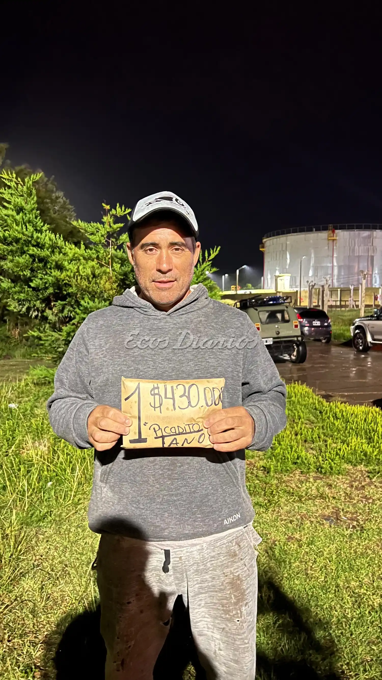 El ganador del "Picadito" Claudio Poiman