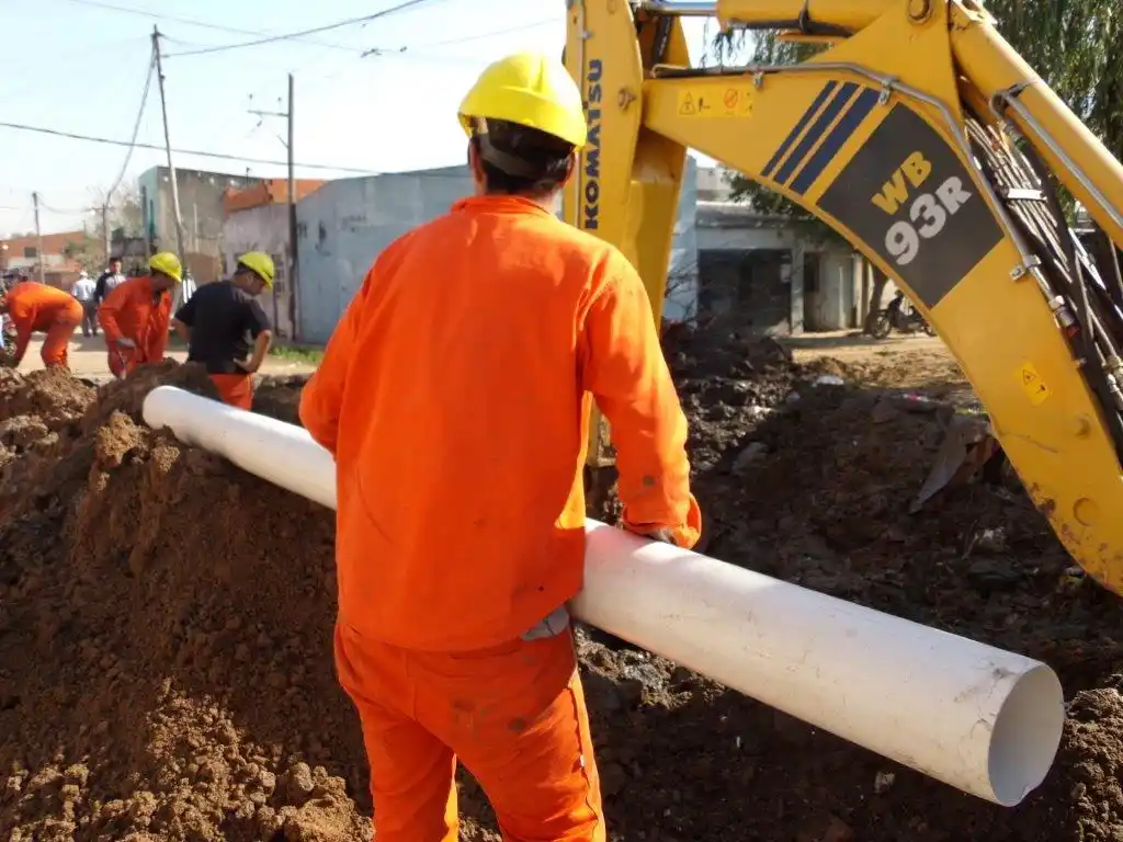 Se inaugura la ampliación de las cloacas en los barrios Chalet y San Lorenzo