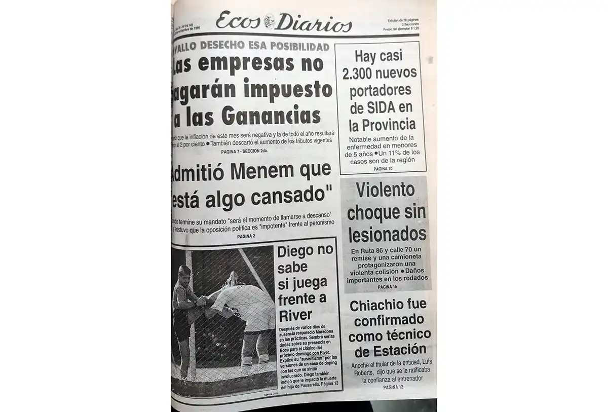 Jueves 23 de noviembre de 1995