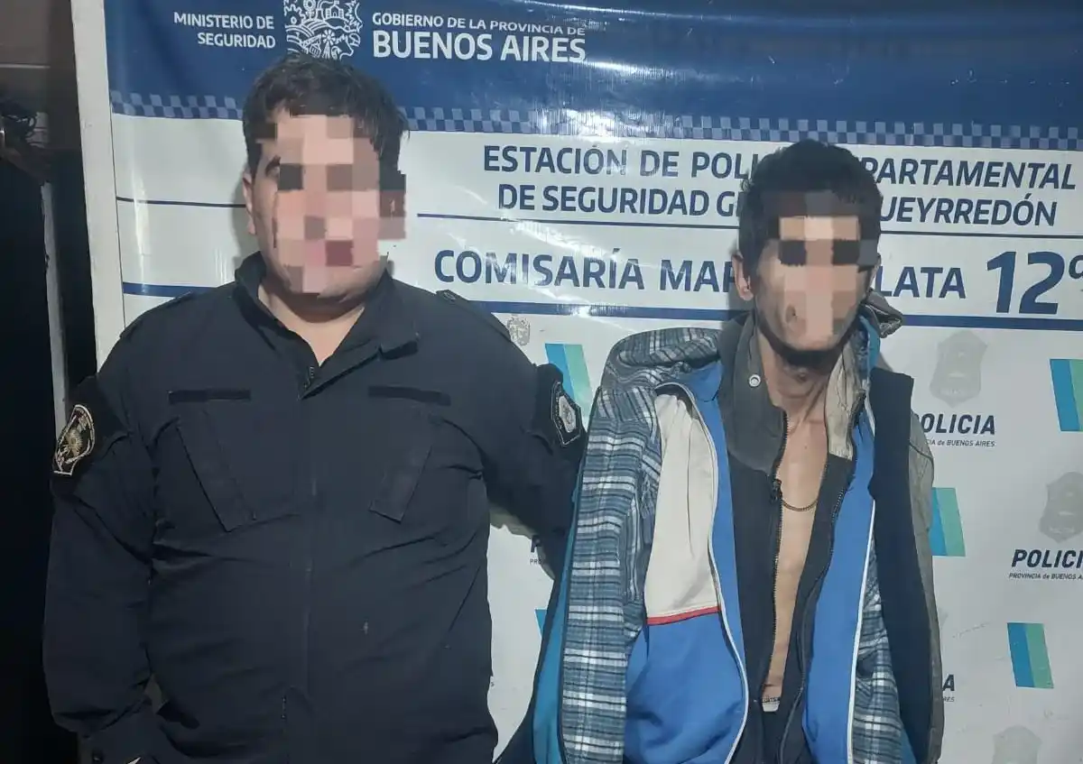 Tras un rastrillaje entre la vegetación, los agentes localizaron a un hombre oculto entre los pastizales del predio vecino.