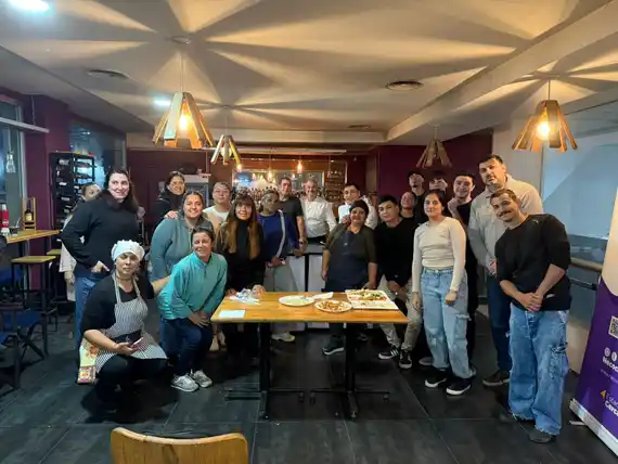 Capacitación de alto nivel gastronómico: se realizó master class de pastas y frutos de mar