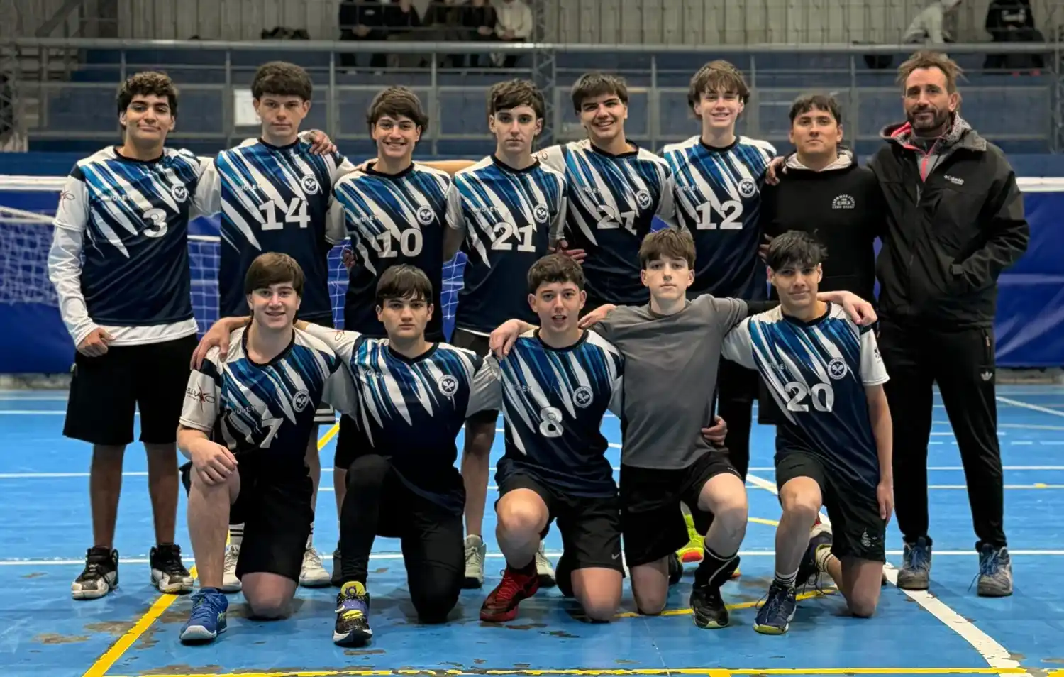 Vóley masculino del Club de Pelota logró podio y cuarto puesto en el Torneo Apertura