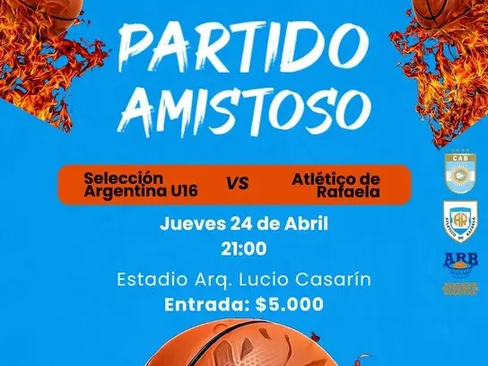 A las 21 , la U16 nacional en el "Lucio Casarìn".Foto:Prensa AR