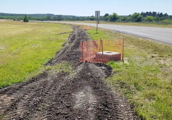 Salto Grande inició los trabajos de iluminación sobre la Ruta 015