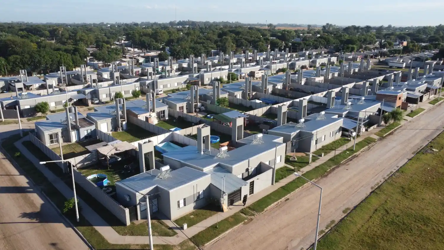 El complejo habitacional se construirá en el barrio Santa Fe.