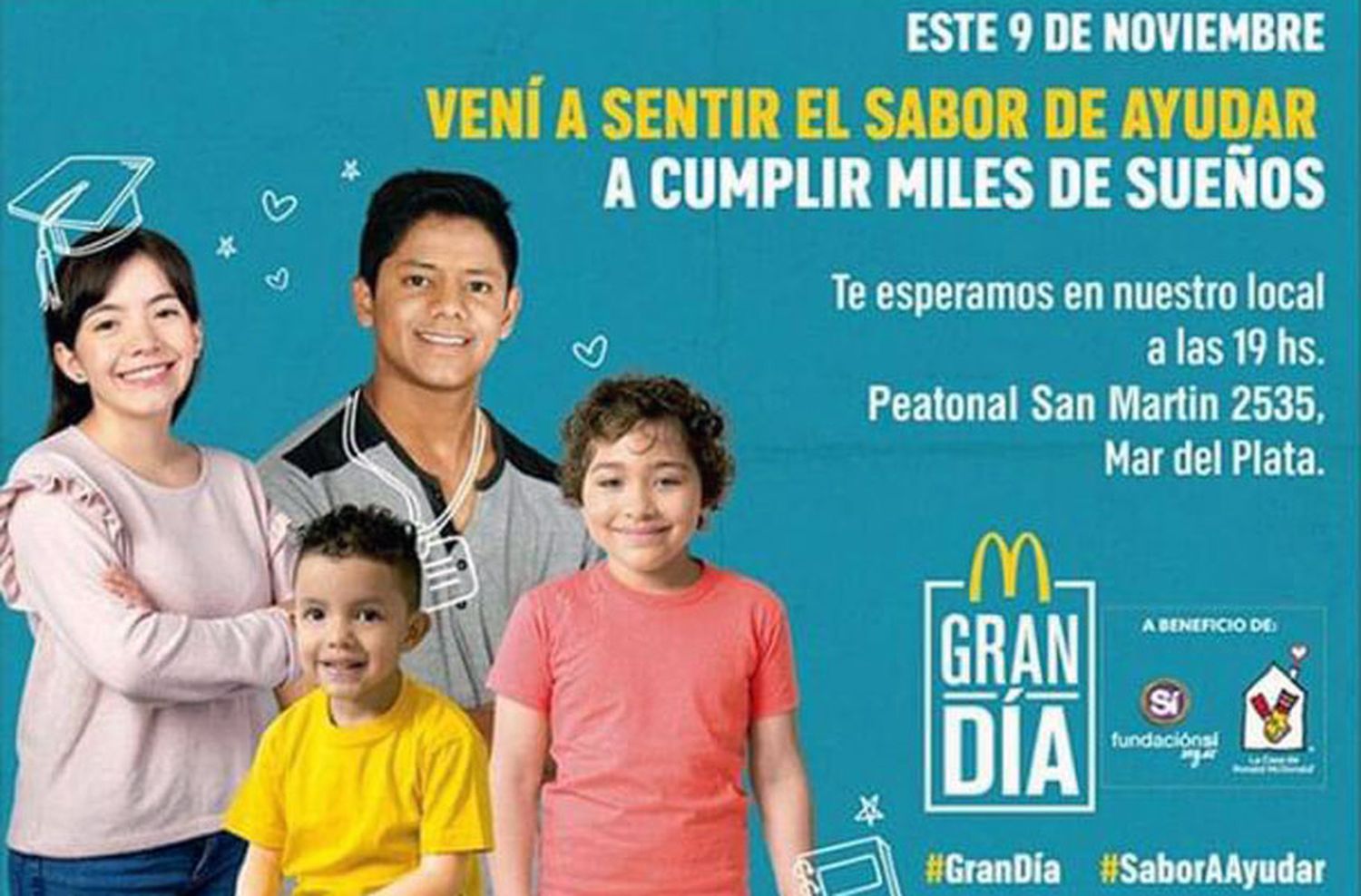 McDonald´s celebra la jornada solidaria "Gran Día" el próximo viernes