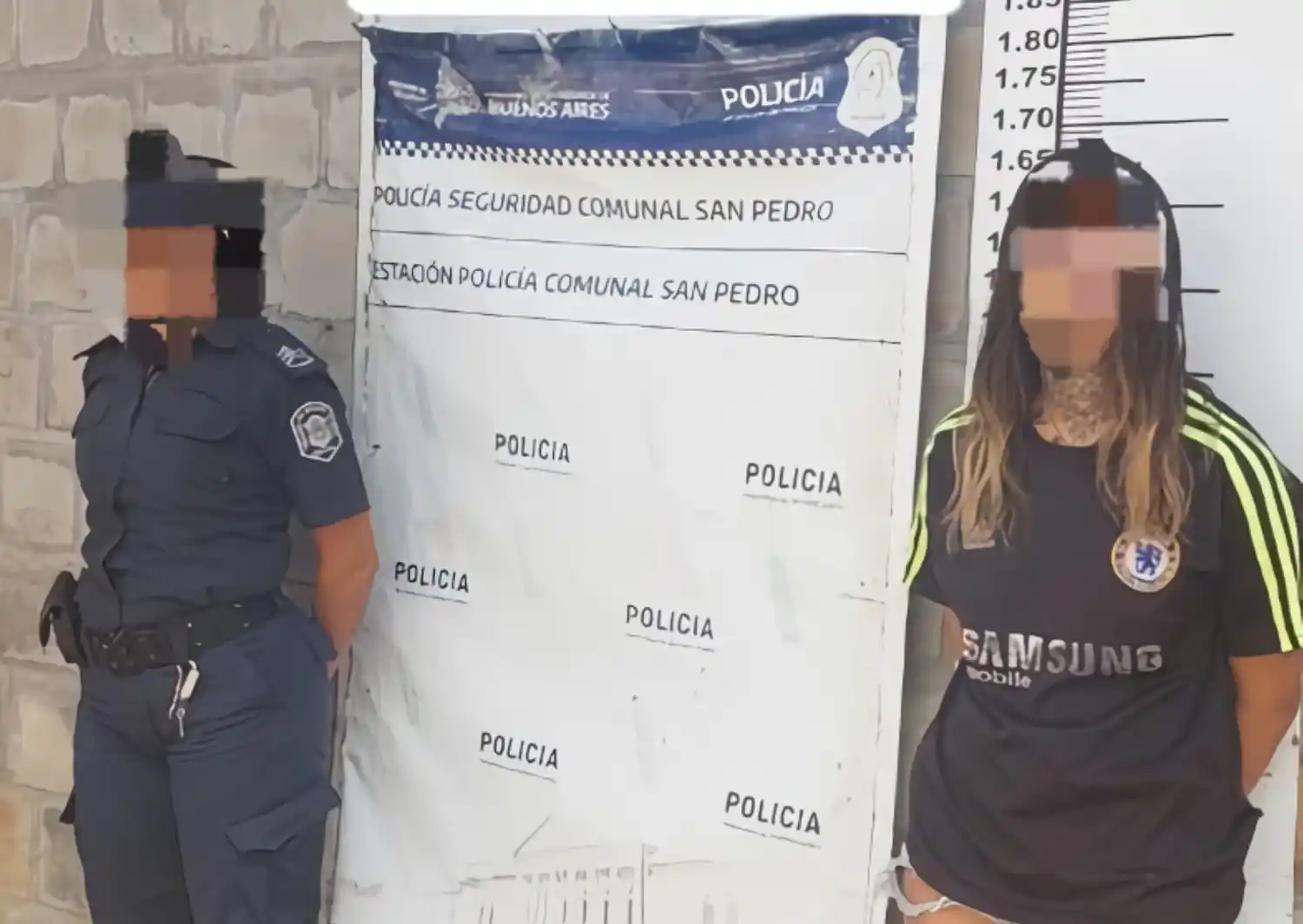 La joven intentó agredir a su exsuegra en el Hospital.