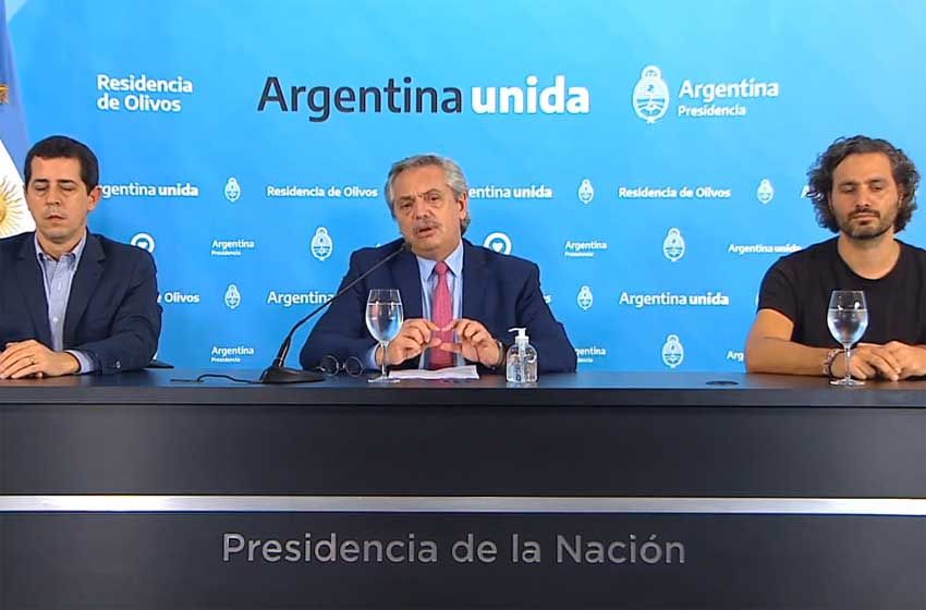 Alberto Fernández comunicó que la cuarentena se prorroga hasta 12 de abril