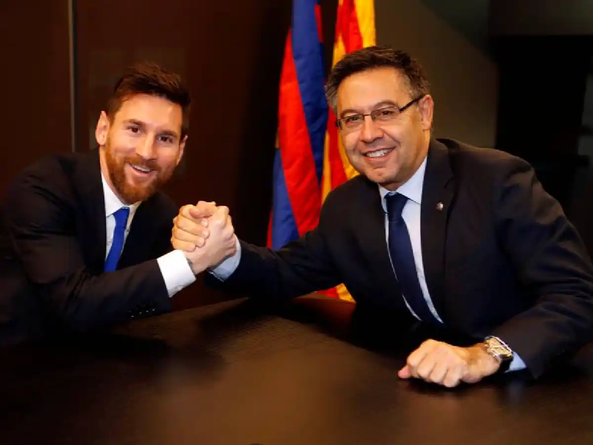 Bartomeu se despegó de la filtración del contrato de Messi
