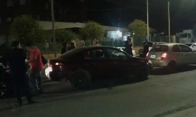 Choque en cadena de tres autos en la zona oeste