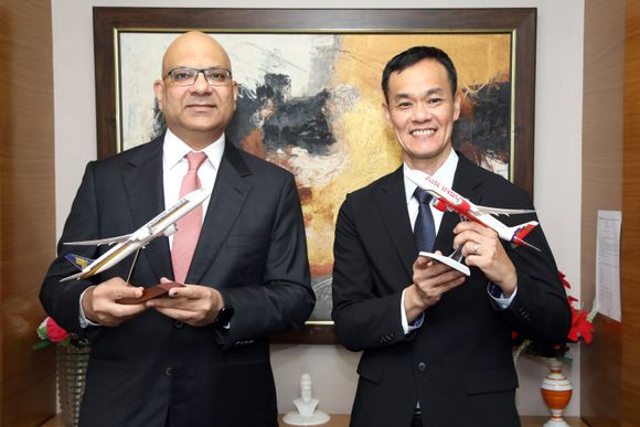 Air India y Singapore Airlines amplían su red de código compartido con 51 nuevos destinos