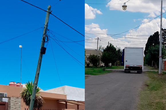 “Los camiones enganchan los cables”