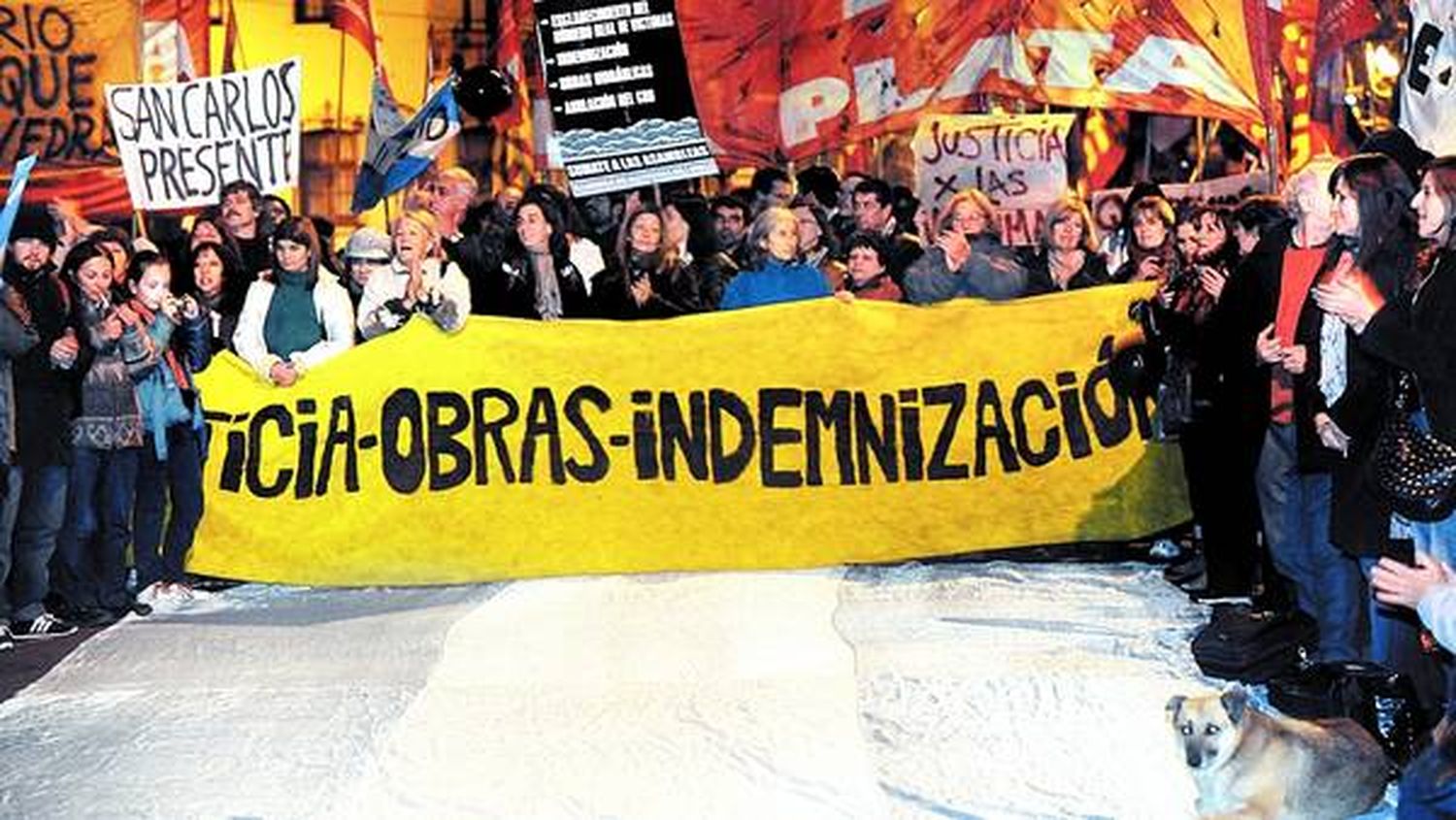 Inundación en La Plata: Nueva protesta a 22 meses de la tragedia