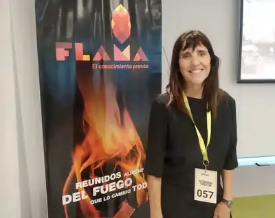 Victoria Zorraquín, tras su charla "No aprendimos nada" en Flama.