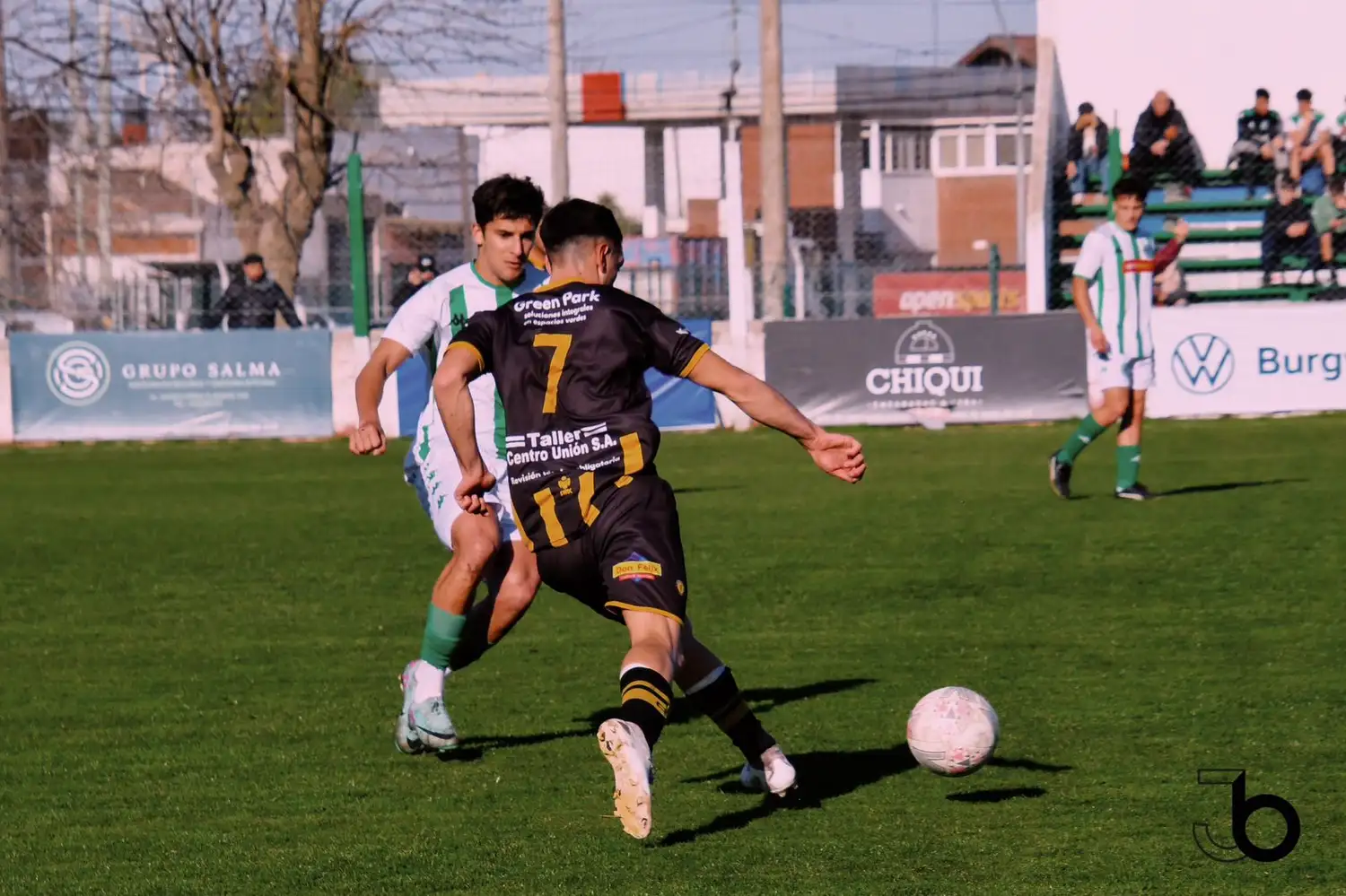 Sebastián Uhart enfrentando a Kimberley. (Foto: Jazmín Belga)