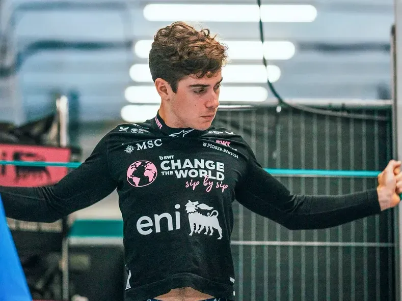 Colapinto estará a las 7:30 en la PL 1 con el Alpine.