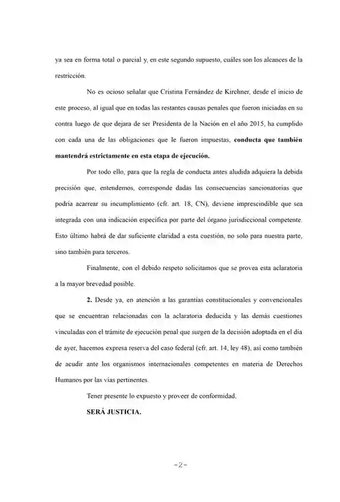 Cristina condenada - 2