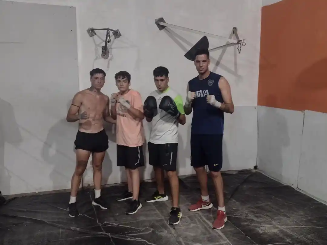 Exhibición de boxeo en Estudiantes