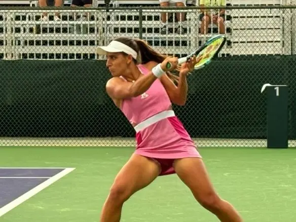 Lourdes Carlé cayó en su debut en Indian Wells