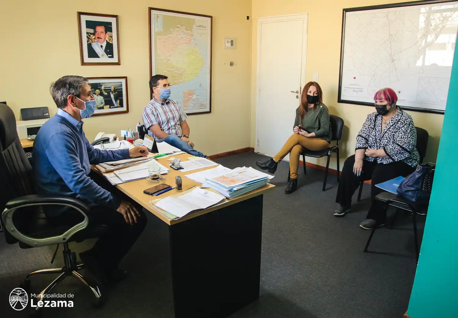 Estudiantes de la universidad Atlántida Argentina realizarán prácticas profesionales en organismos municipales de Lezama