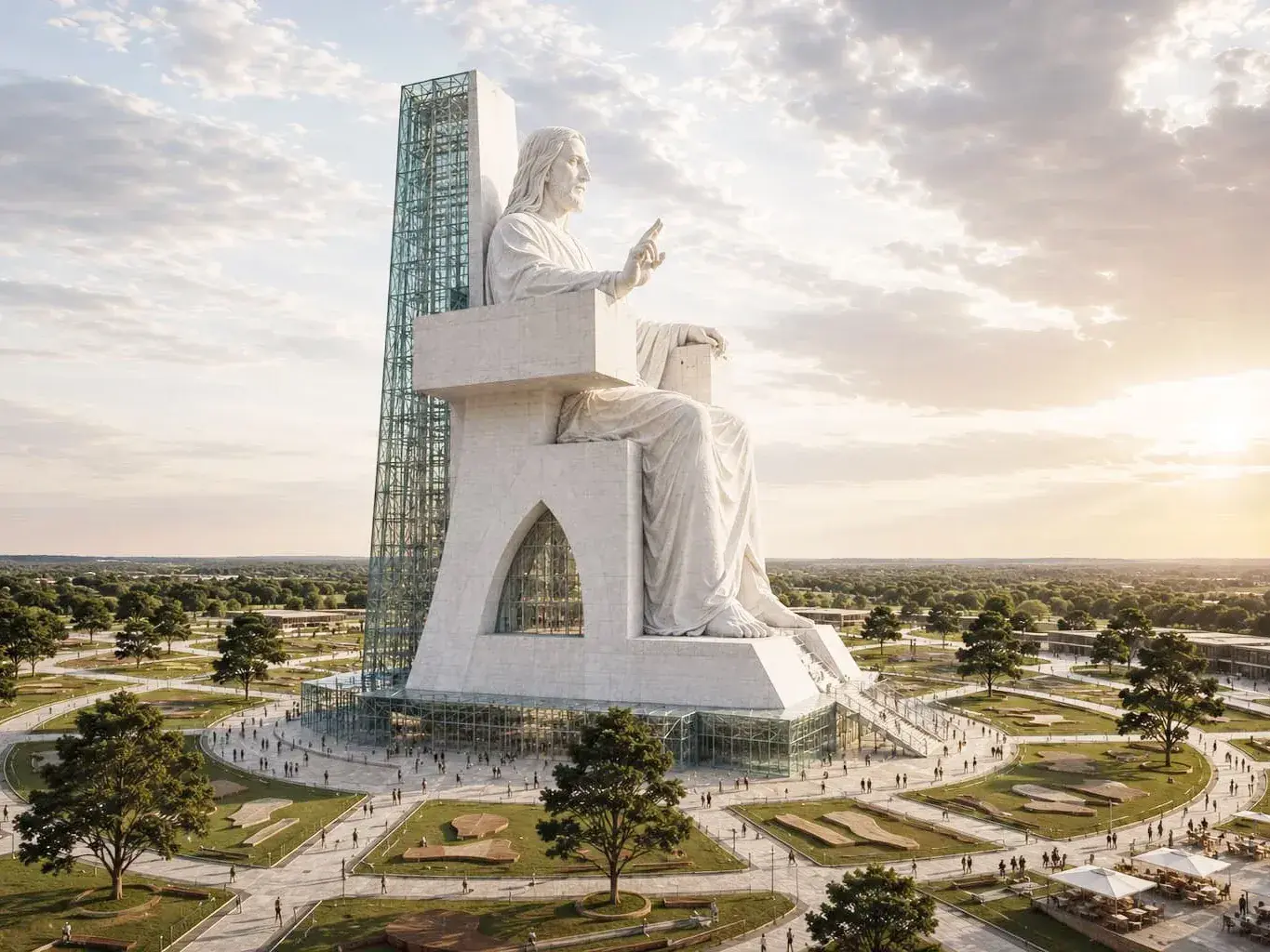 El artista concordiense Ladislao Salvini impulsa un proyecto para crear el "Cristo del Tercer Milenio"