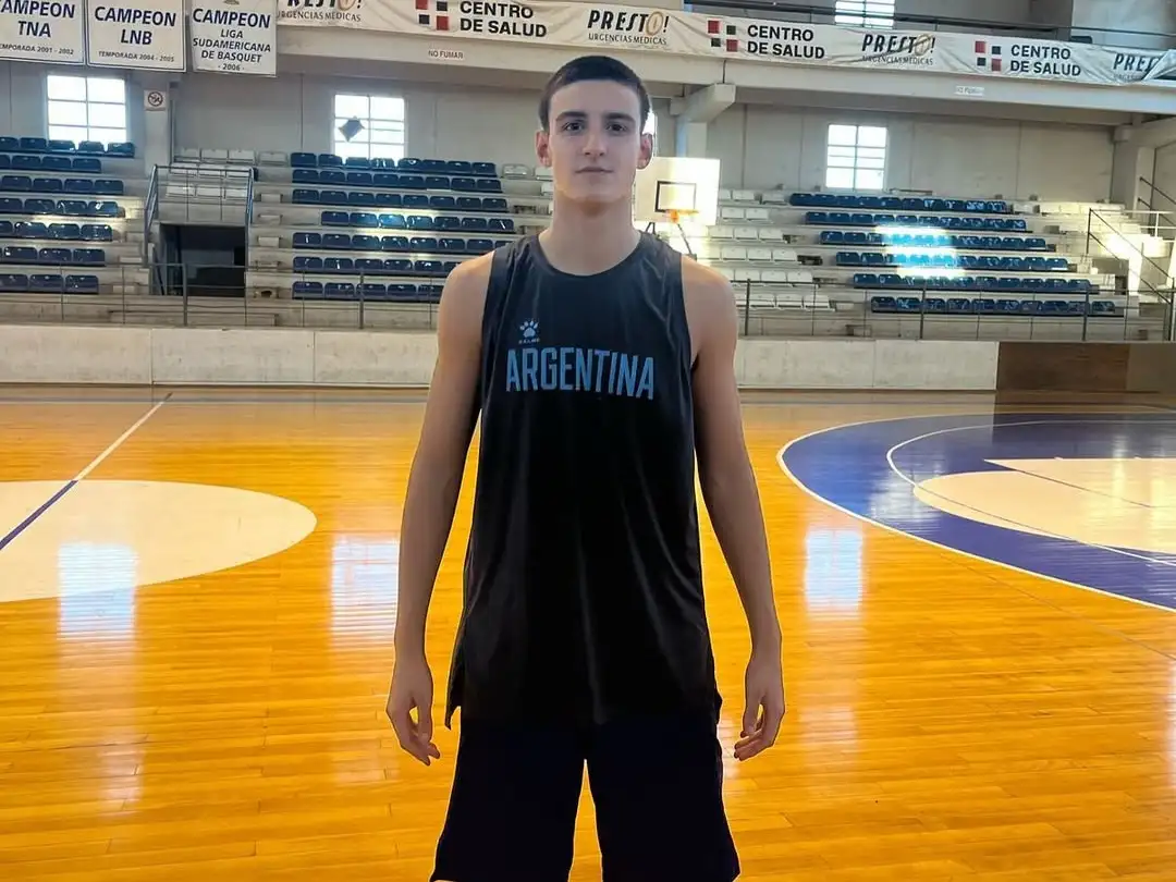 Turrini jugó en la Selección Argentina la la AmeriCup FIBA U16