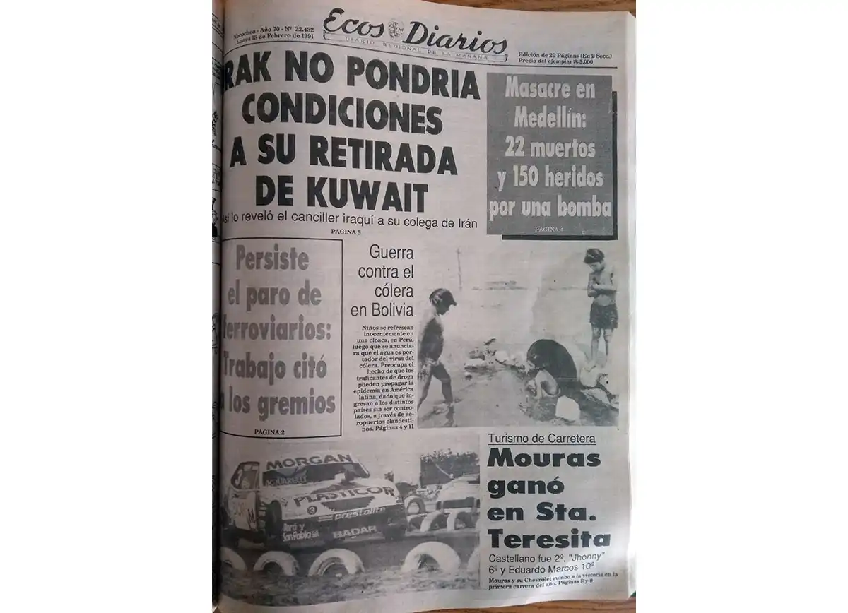 Lunes 18 de febrero de 1991