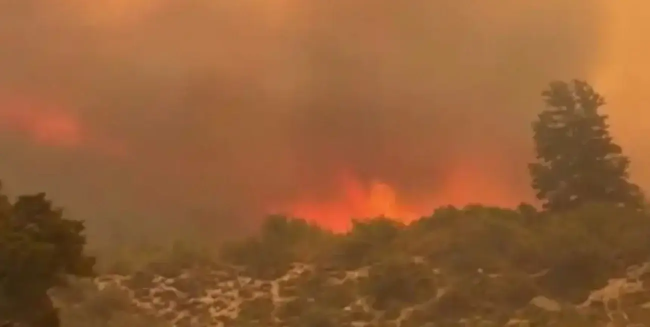 Cholila, la zona donde se encuentran trabajando los bomberos santafesinos.