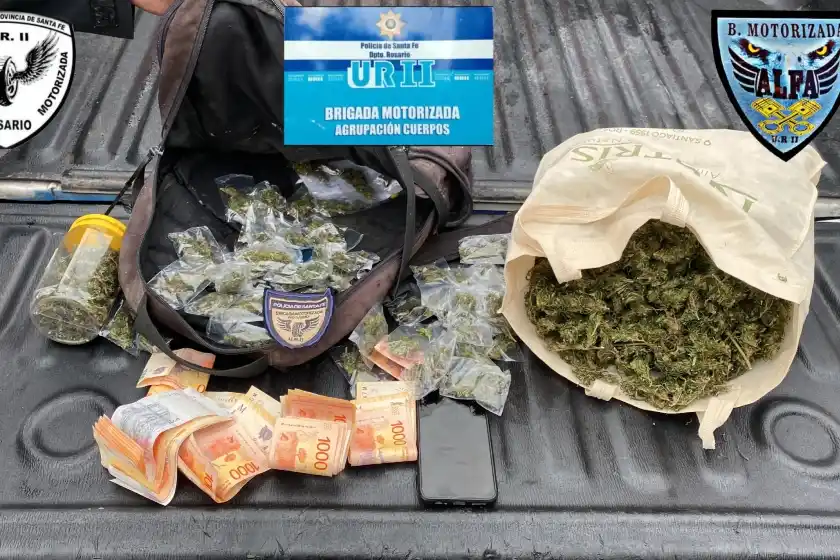 Narcomenudeo: cayó un joven que transportaba marihuana empaquetada en zona norte