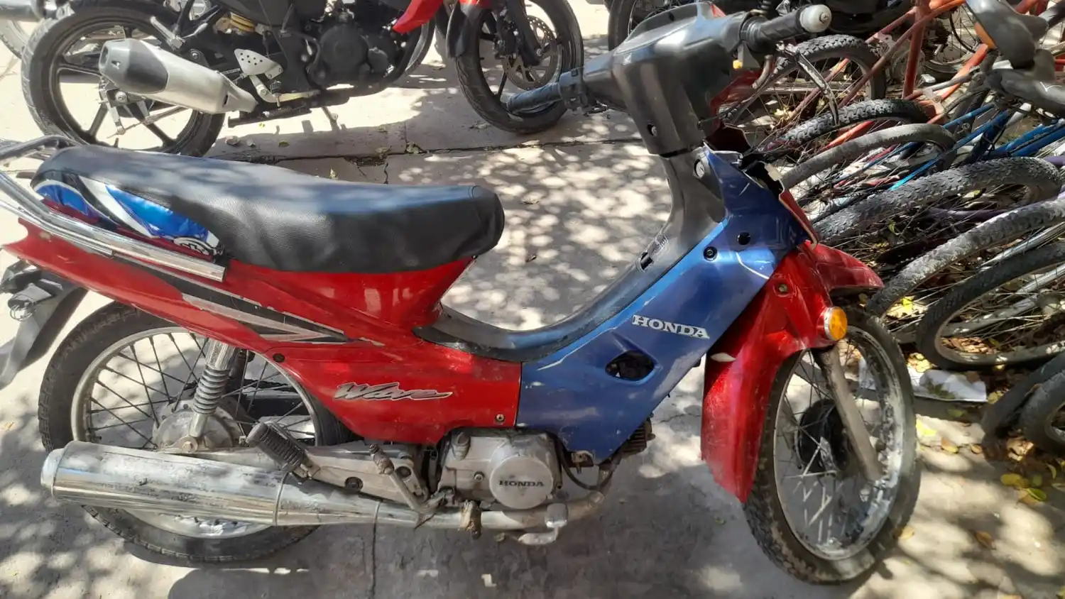 Robo, persecución y recupero de una moto