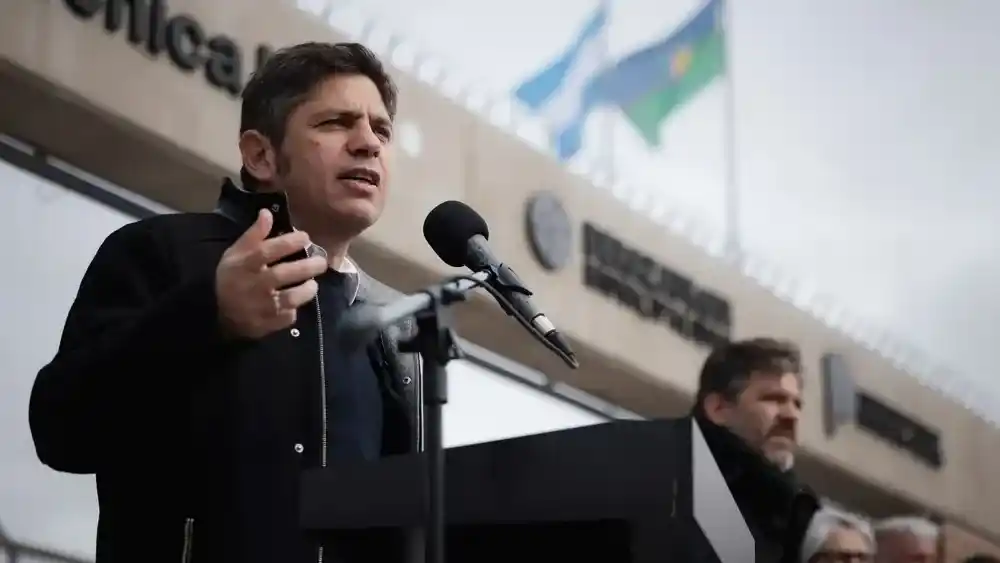 El gobernador bonaerense Axel Kicillof.