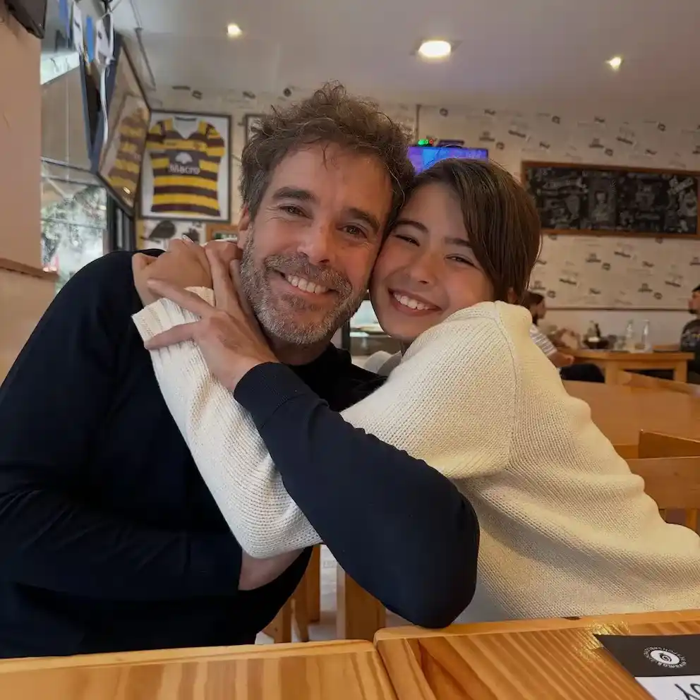 Nicolás Cabré saludó a su hija Rufina por su cumpleaños: "Aprender de vos es hermoso"