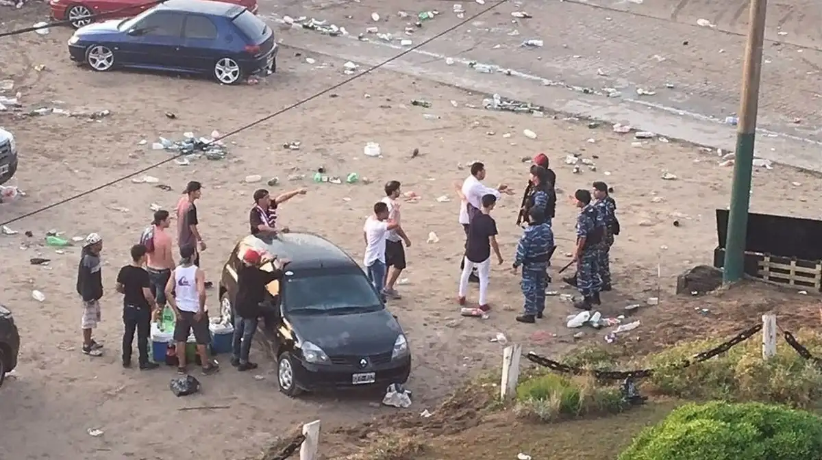 Villa Gesell: Batalla campal terminó con heridos y detenidos