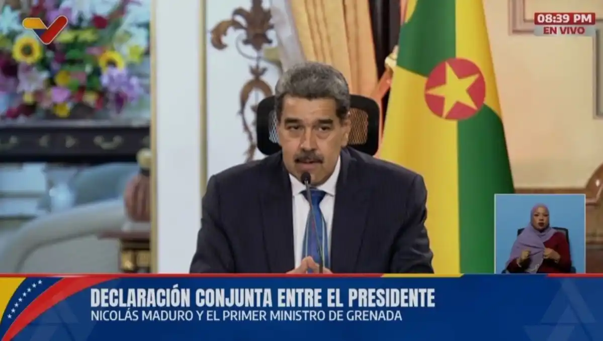 Venezuela liberará el 100% de aranceles al comercio con Grenada, anunció Maduro