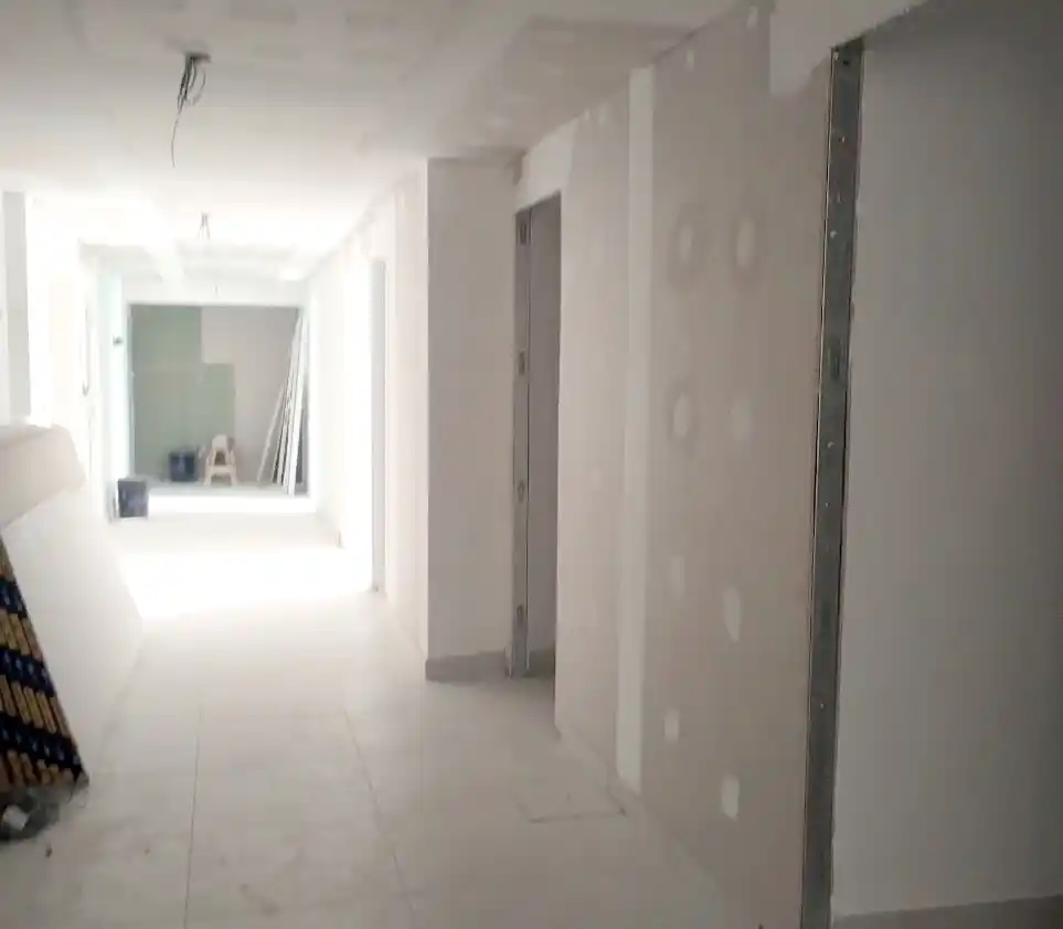 Importante avance. De la obra en el Hospital