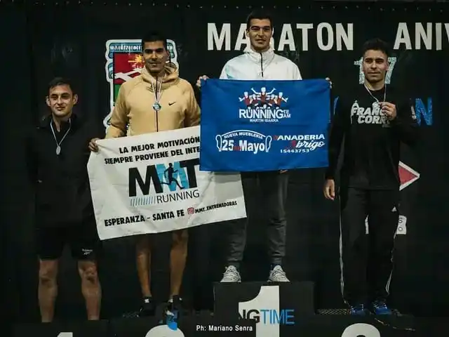 Luis Videla se impuso en la Maratón Aniversario de Aranguren