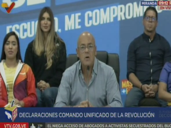 Jorge Rodríguez: "ha nacido una nueva forma de expresión democrática en Venezuela"
