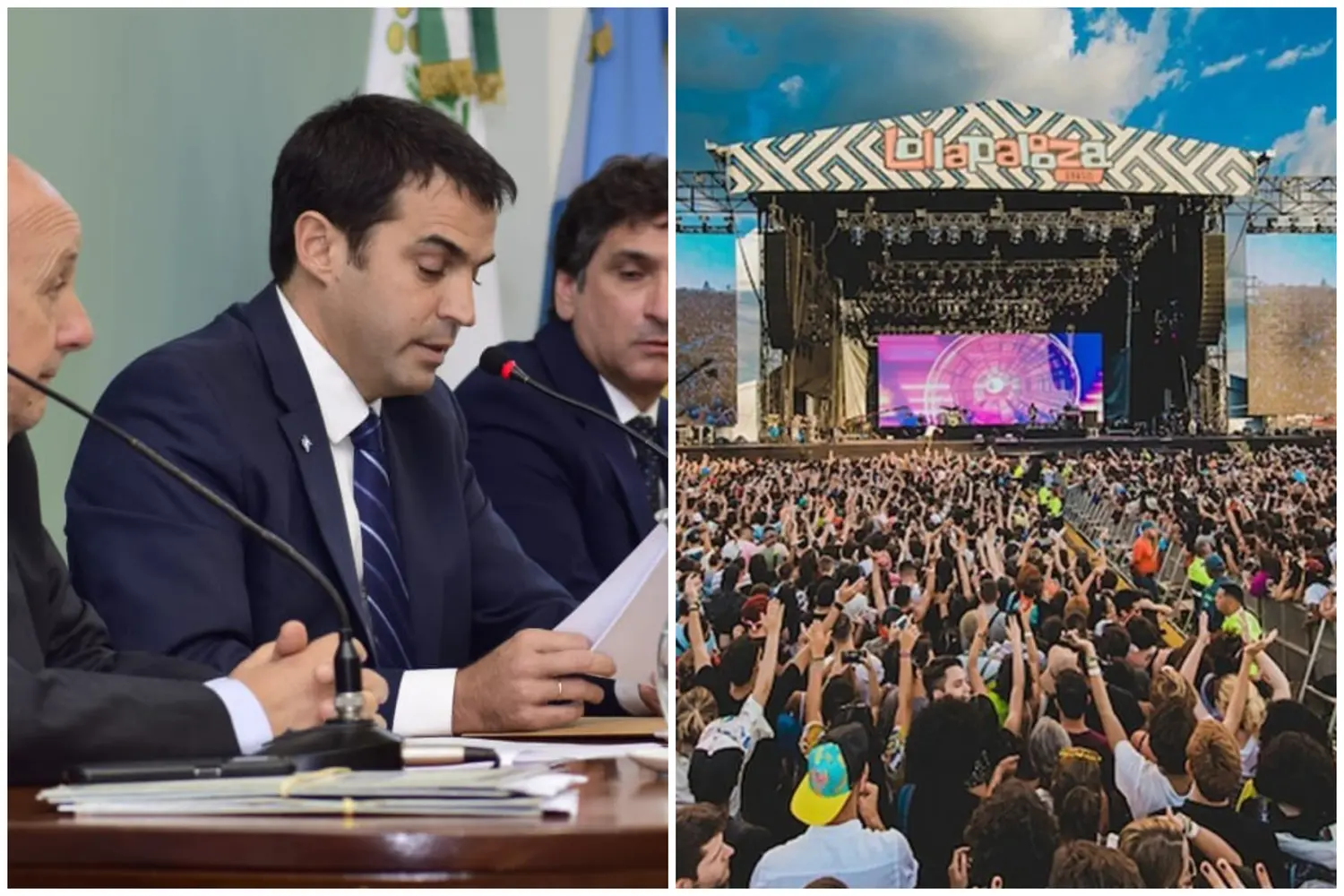 Ramón Lanús puso en duda el Lollapalooza pero pocas horas después la Municipalidad ratificó la realización del evento.
