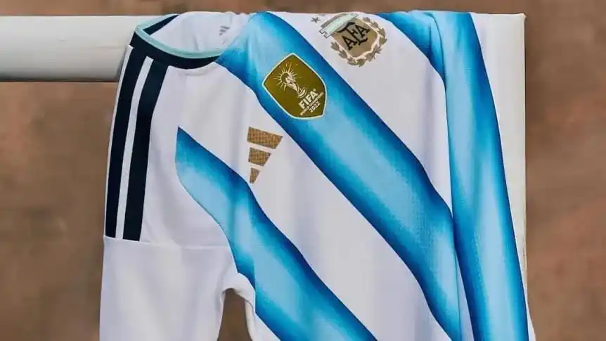 Oficial: se dio a conocer la nueva camiseta de la Selección Argentina que usará en el Mundial 2026