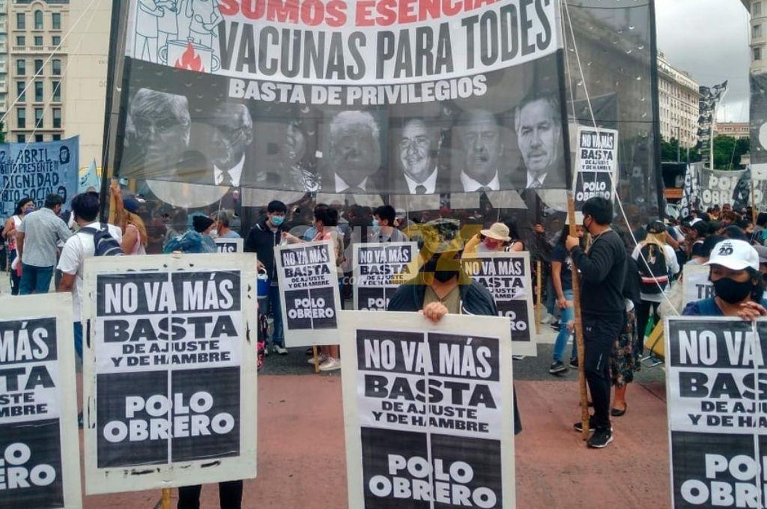 Organizaciones sociales reclamar salario de emergencia y “tierra para vivir”